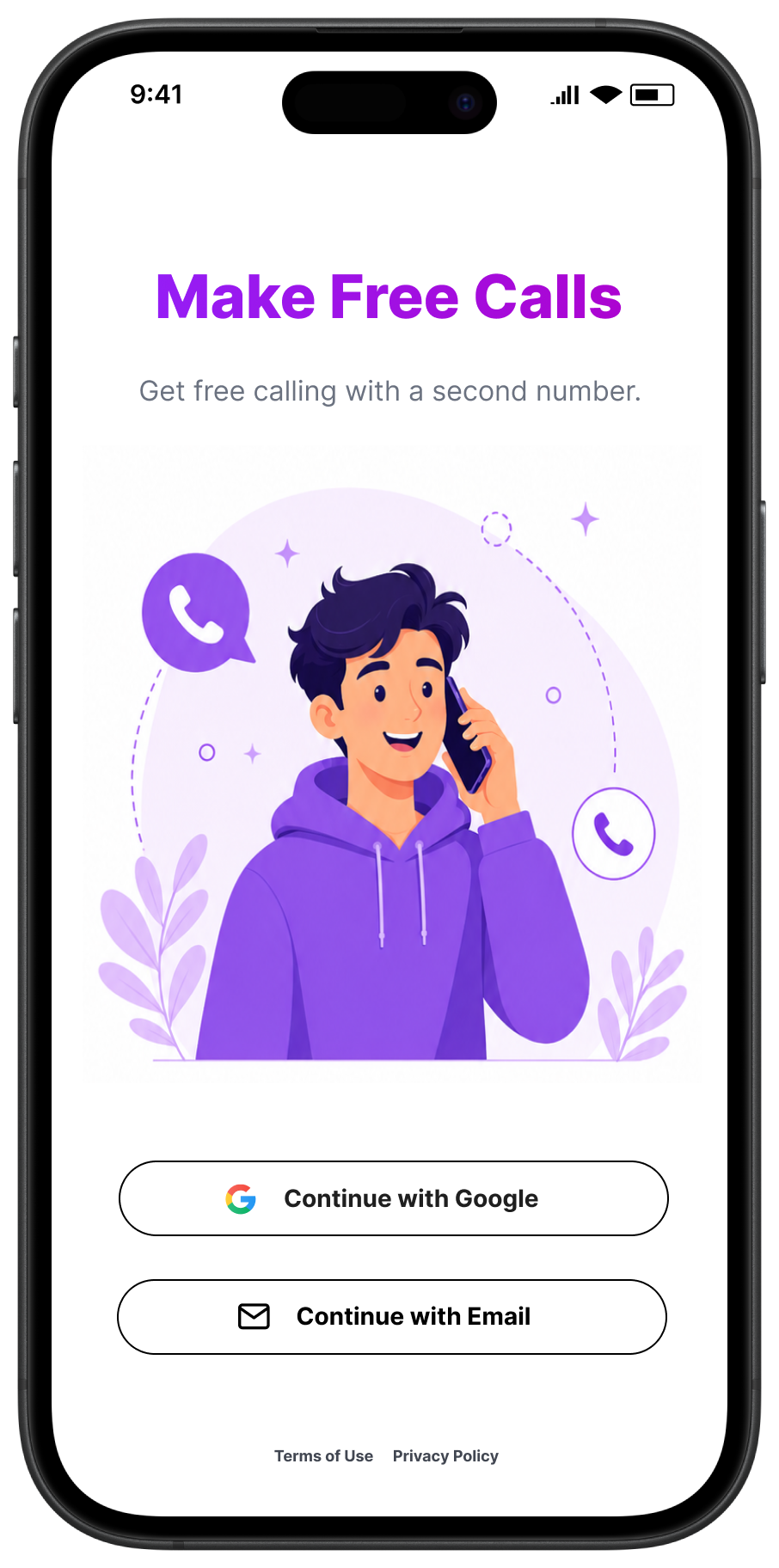 Free Call app preview