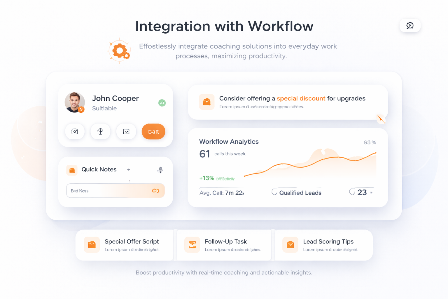 Intégration avec le workflow