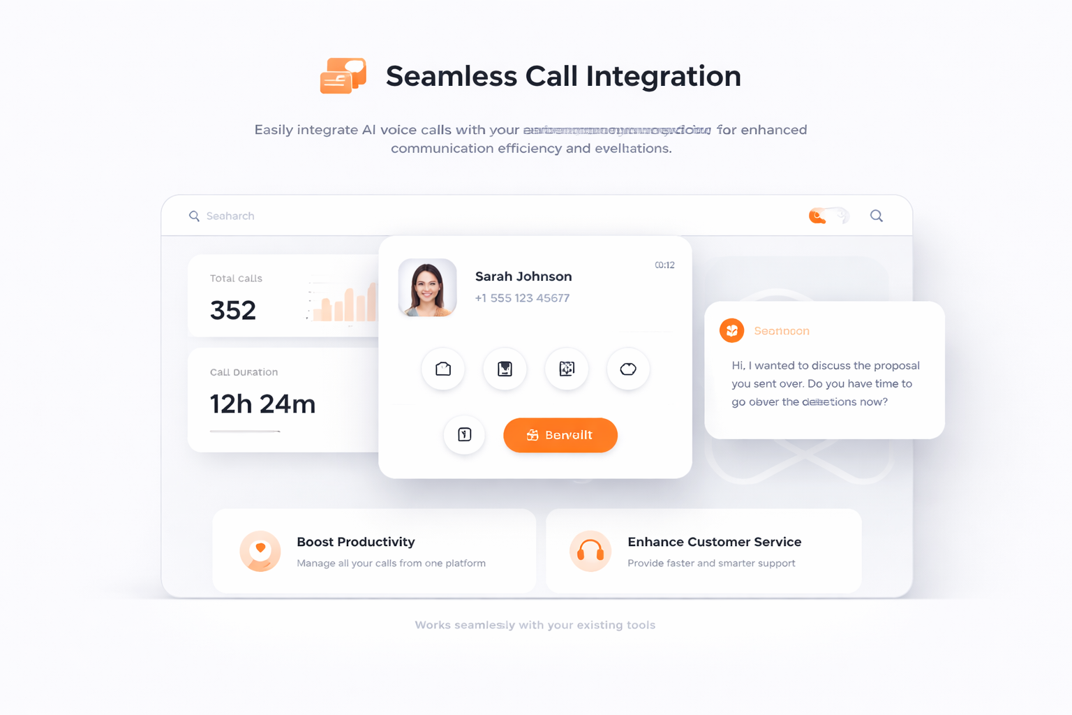 Nahtlose Anrufintegration