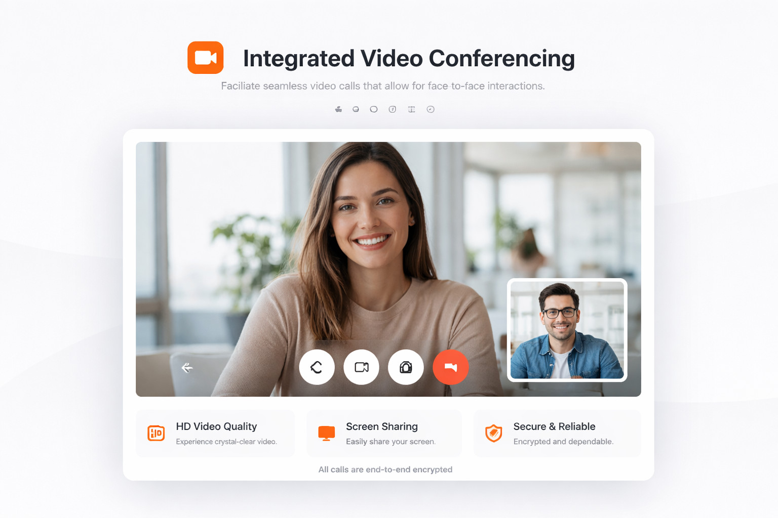 Integrierte Videoanrufe