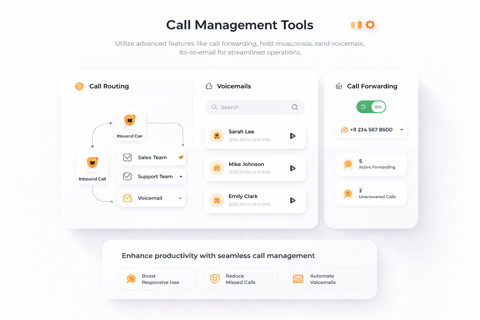 Anrufverwaltungswerkzeuge