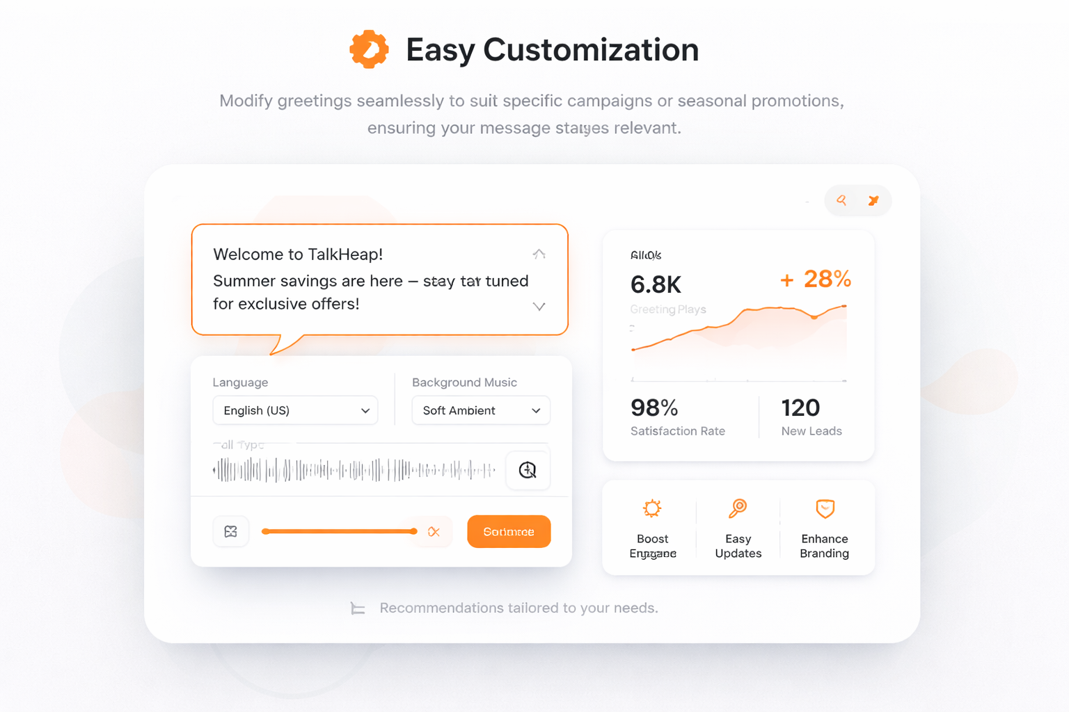Fácil Personalização