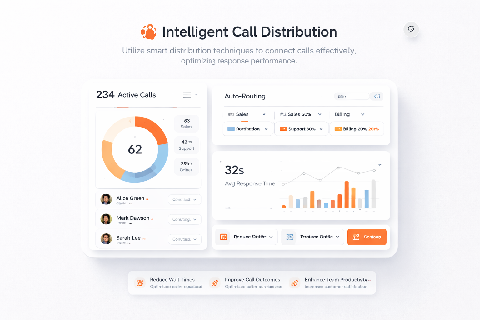 Distribution intelligente des appels