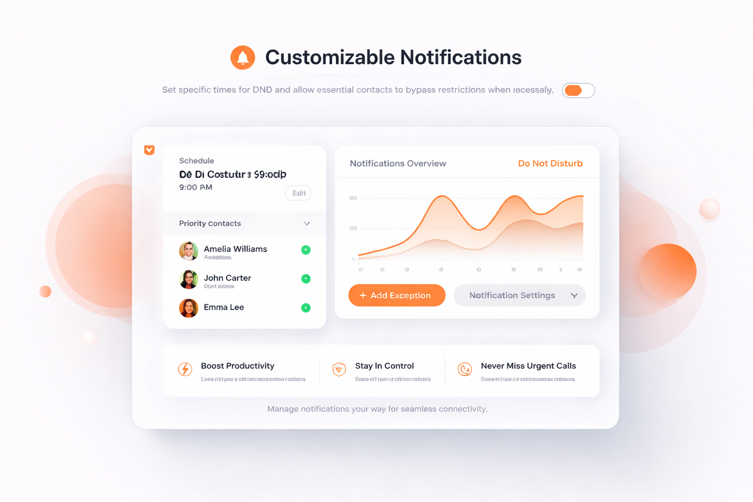 Notifications personnalisables
