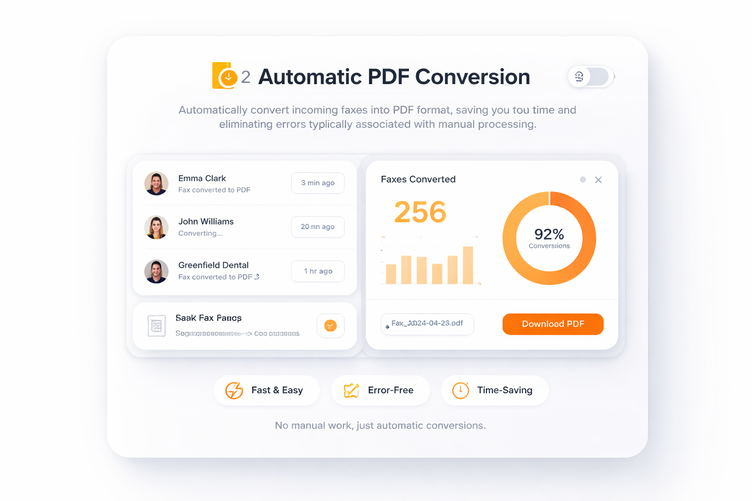 Automatic PDF Conversion