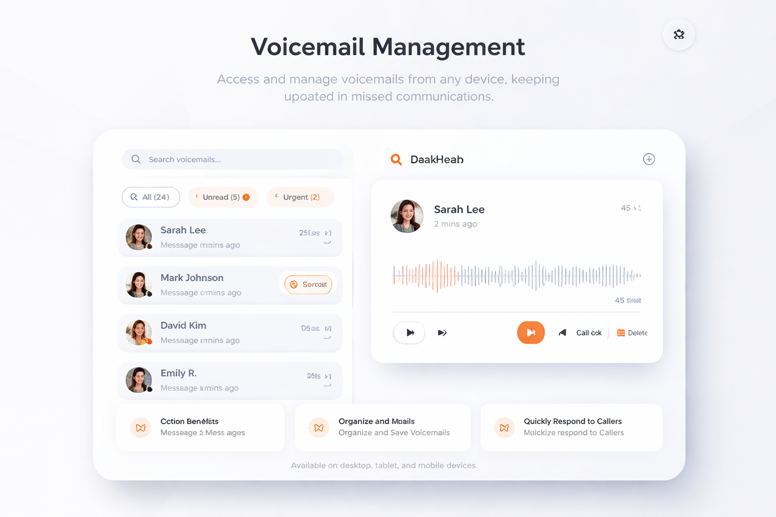 Gerenciamento de Mensagens de Voz