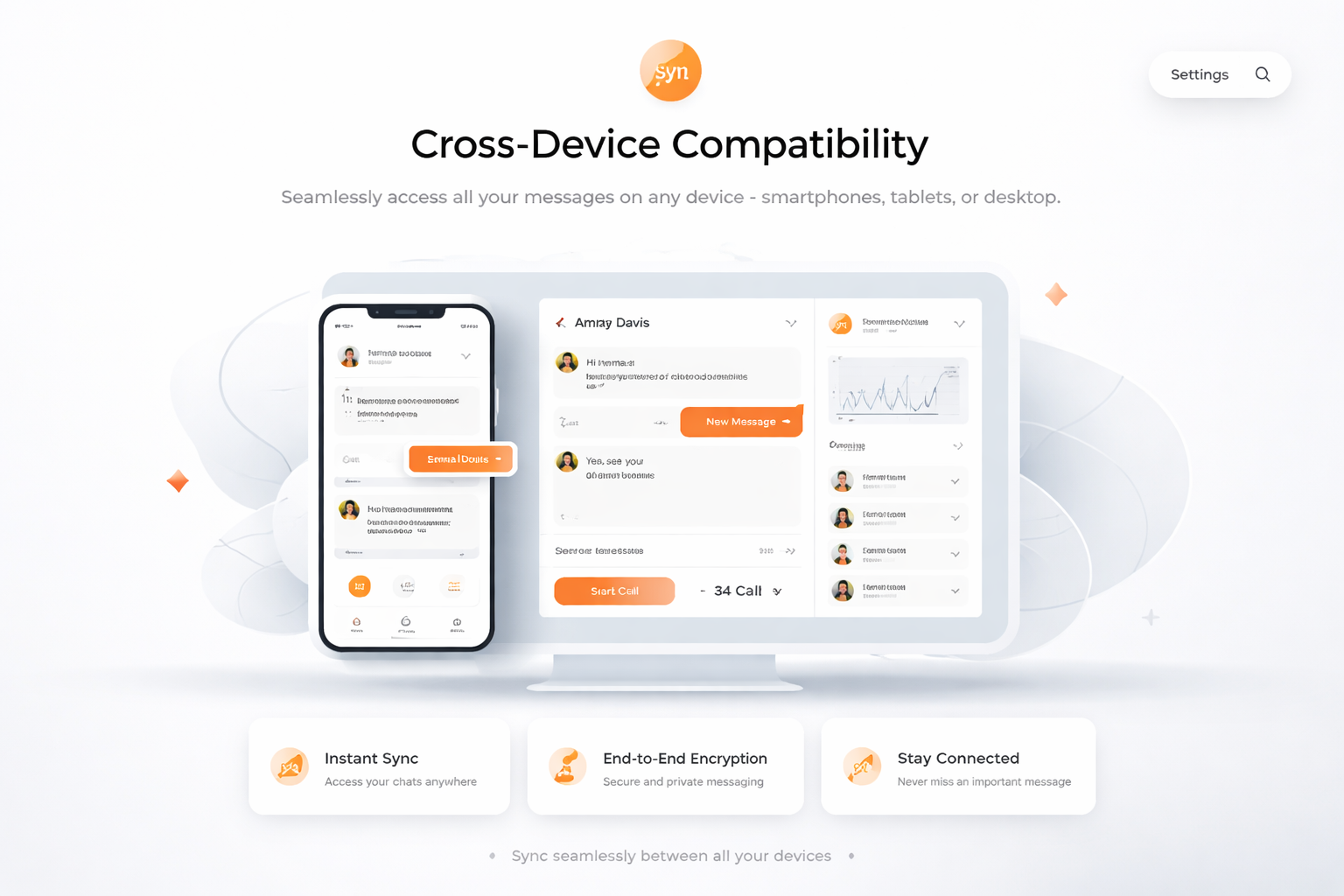デバイス間の互換性