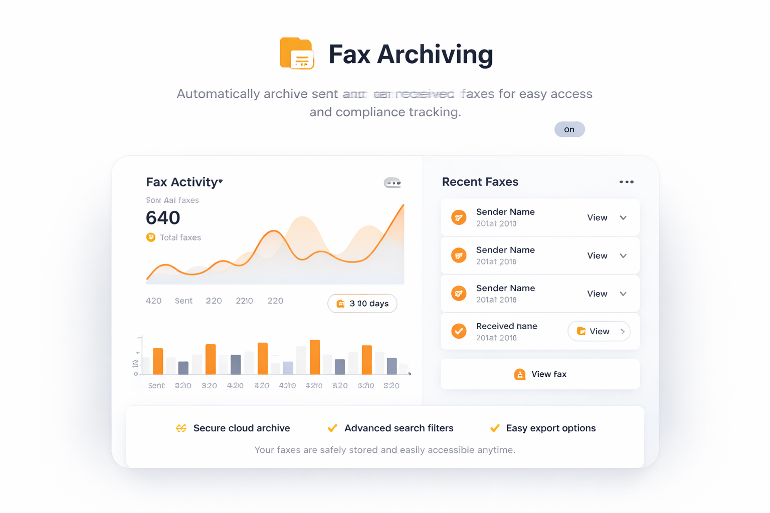 Archivage des Fax