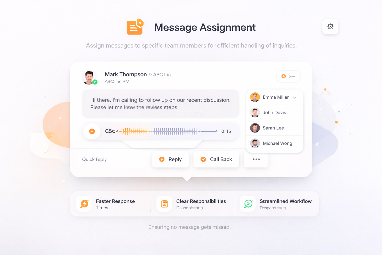 Attribution des messages