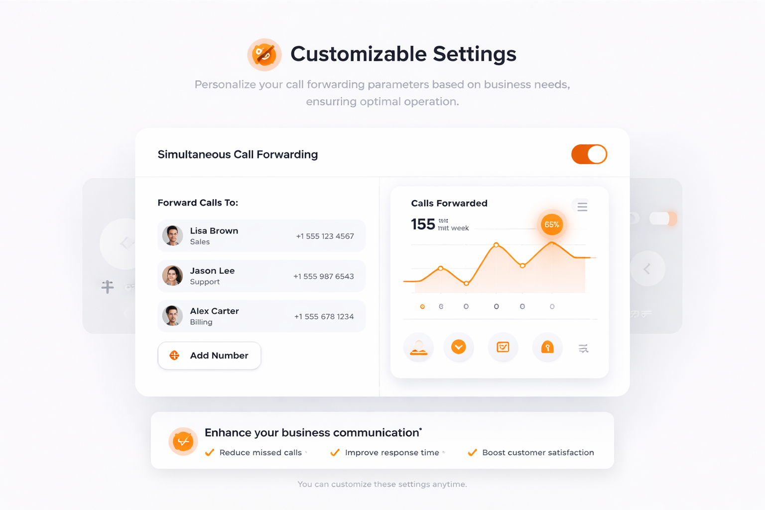 Customizable Settings