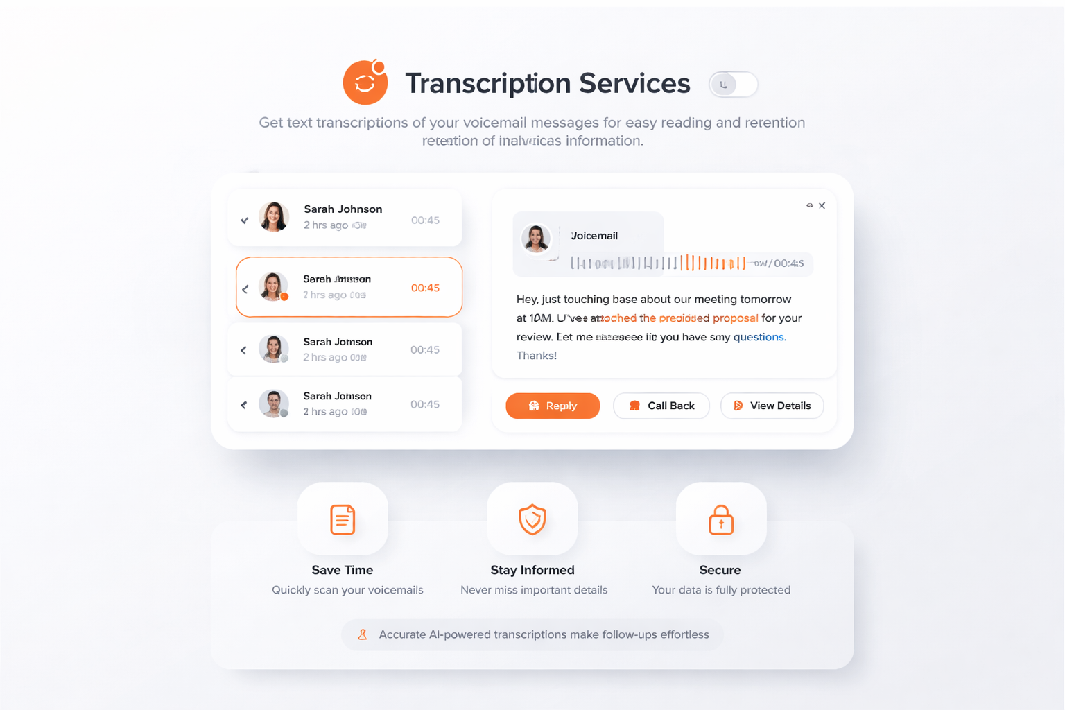 Transkriptionsdienste